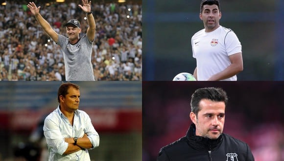 Lisca, Barbieri, Aguirre y Silva son los entrenadores que suenan como posibilidad de reemplazo de Miguel Ramírez en Inter de Porto Alegre. (Fotos: Agencias)