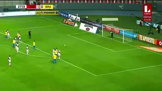 Neymar anotó gol de penal para el 1-1 en el Perú vs. Brasil por Eliminatorias rumbo a Qatar 2022 [VIDEO]