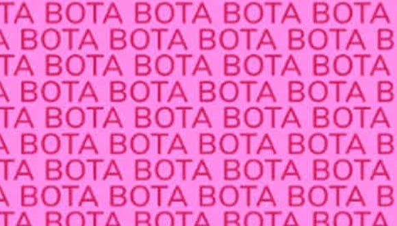 En esta imagen está la palabra ‘BOLA’ y tú tienes que ubicarla. (Foto: MDZ Online)