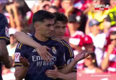 ¡Goles de Brahim Díaz! Doblete fulminante para la paliza del Real Madrid a Granada [VIDEOS]