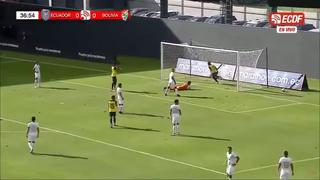 ‘Tierra trágame’ del portero: Fidel Martínez anotó el 1-0 de Ecuador vs Bolivia [VIDEO]