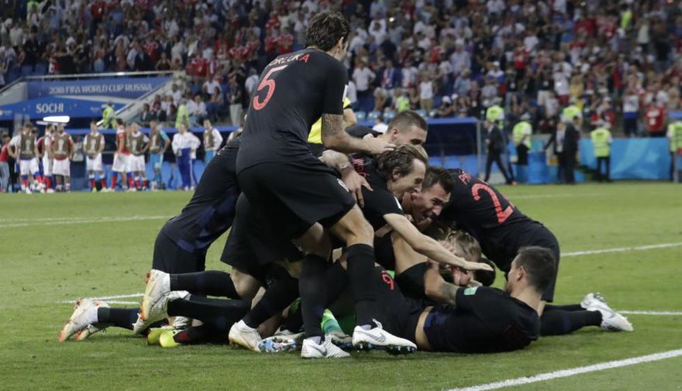 Croacia se metió a las semifinales del Mundial Rusia 2018 al vencer a Rusia. (Fotos: Agencias)