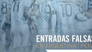 Perú vs. Argentina: AFA alerta venta de entradas falsas para el partido en La Bombonera