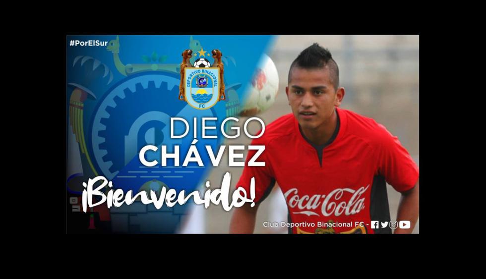 Fichajes 2019: Diego Chávez regresa a Primera y es nuevo jugador de Binacional