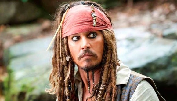 El actor Johnny Depp en su papel de Jack Sparrow en la película “Piratas del Caribe” (Foto: Disney)