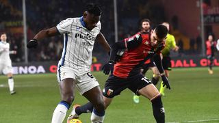 Con Duván lesionado y Muriel: Atalanta empató sin goles ante Genoa por la jornada 19 de Serie A 