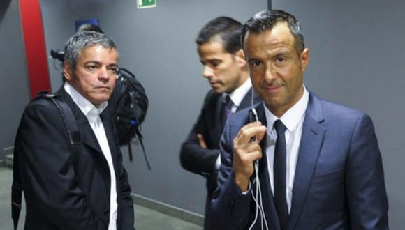 Jorge Mendes, agente de Cristiano Ronaldo, también es representante de Rodrigo Moreno. (Getty)