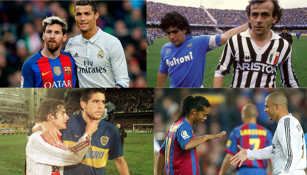 Como Messi y Ronaldo: cuando grandes cracks se encuentran en un campo de juego. (Internet)