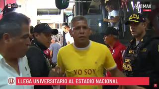 Con directivos y el ‘Puma’ Carranza: Universitario llegó al Estadio Nacional para el clásico