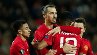 Triplete de Zlatan Ibrahimovic: Manchester United goleó 3-0 a Saint Etienne por la ida en la Europa League