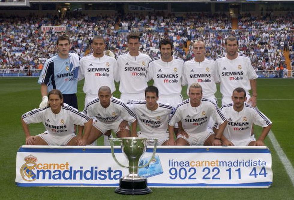 Real Madrid 2003-04. Cuando todos los ‘Galácticos’ de Florentino Pérez se juntaron. ¿Qué es de la vida de los jugadores de este plantel? (Foto: Getty Images)