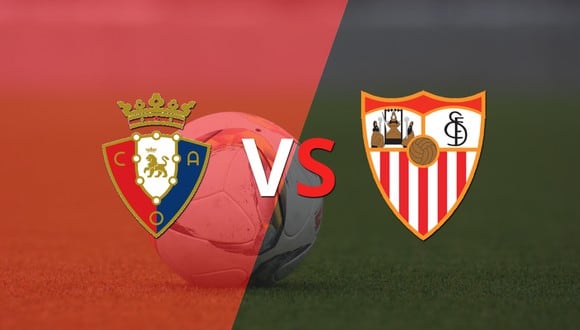 Al comienzo del segundo tiempo Osasuna y Sevilla empatan 1-1