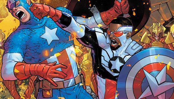 Marvel presenta “Capitán América vs. Capitán América”, una historia que enfrentará a Steve y Sam. (Foto: Marvel Comics)