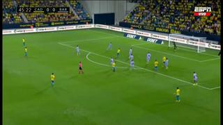 Estuvo atento el ‘1′ culé: Ter Stegen salvó al Barcelona del 1-0 contra el Cádiz [VIDEO]