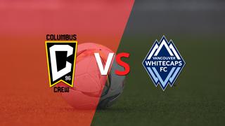 Termina el primer tiempo con una victoria para Columbus Crew SC vs Vancouver Whitecaps FC por 2-0