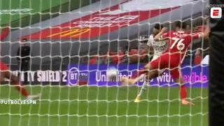 ¡Apaguen la luz y cierren todo! el golazo de Aubameyang para el 1-0 de Arsenal sobre Liverpool [VIDEO]