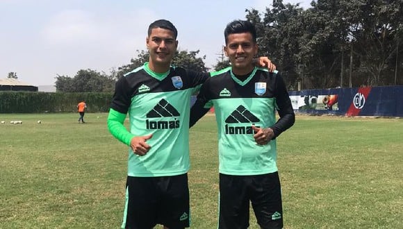 Kevin Santamaría y Segundo Acevedo juegan juntos en Deportivo Llacuabamba. (Difusión)