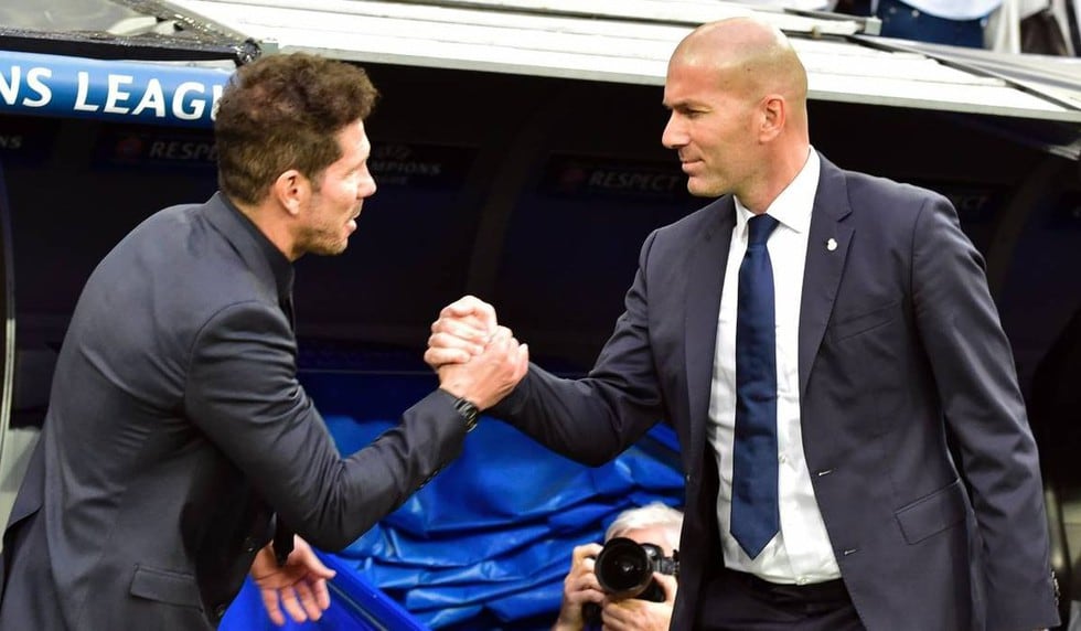 Las alineaciones de Zidane y Simeone para el derbi (Fotos: Agencias)