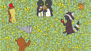 Un reto viral para expertos: ubica la abeja escondida entre las flores en esta imagen