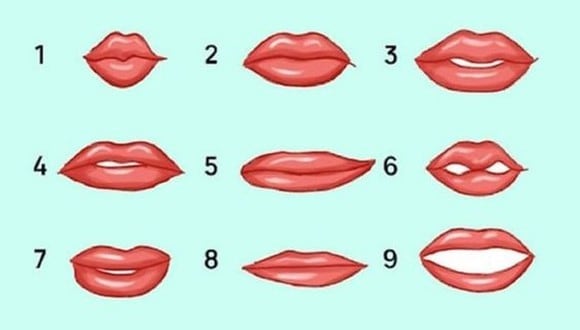 Observa las diferentes formas de labios en la imagen y selecciona la que más se asemeje a la tuya. Luego, descubre qué tipo de mujer eres según los resultados. (ketkes)