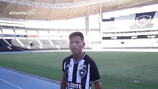 Alexander Lecaros se emocionó al conocer el estadio de Botafogo [VIDEO]