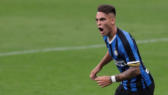 Lautaro Martínez anotó el segundo gol en el triunfo del Inter ante Sampdoria (Foto: Getty)
