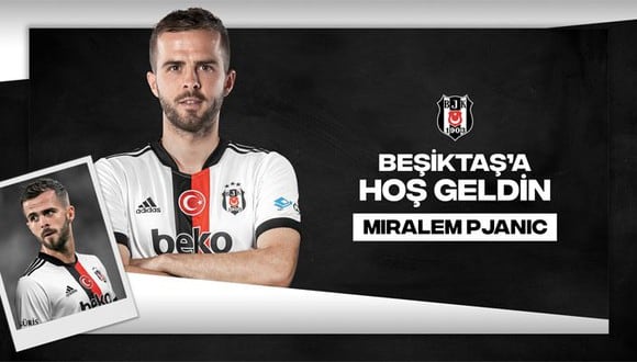 Miralem Pjanic llegó a Besiktas cedido para la temporada 2021-22. (Foto: Besiktas JK)
