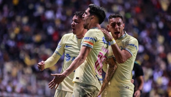 América derrotó a Puebla por 6-1 en los cuartos de final de la Liguilla MX 2022. (Foto: Getty Images)