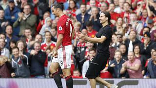 Zlatan Ibrahimovic fue sorprendido por su clon en partido ante Leicester
