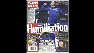 Mourinho: así reaccionó la prensa inglesa a su "humillación" con Chelsea