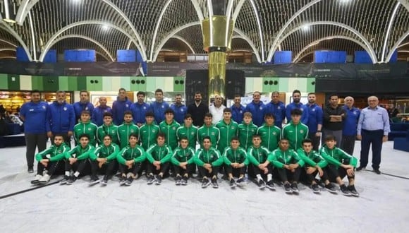 Delegación de Irak en Mundial Sub-20. (Foto: Difusión)