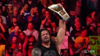 En racha: Roman Reigns se impuso ante Cesaro y retuvo el título Intercontinental en RAW [VIDEO]