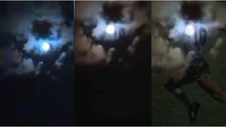 El ‘10′ en el cielo: el video de la Luna que asemeja a la figura de Diego Maradona en Brasil [VIDEO]