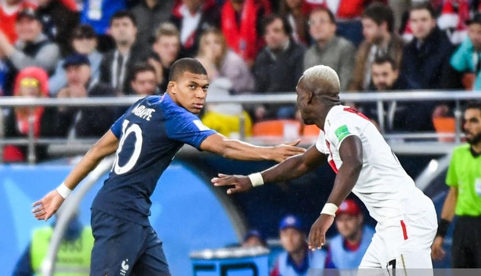 Kylian Mbappé enfrentó a Perú en el Mundial de Rusia 2018. (Getty Images)