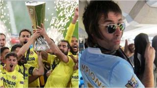 Liam Gallagher, hincha del Manchester City, celebró el título de Villarreal