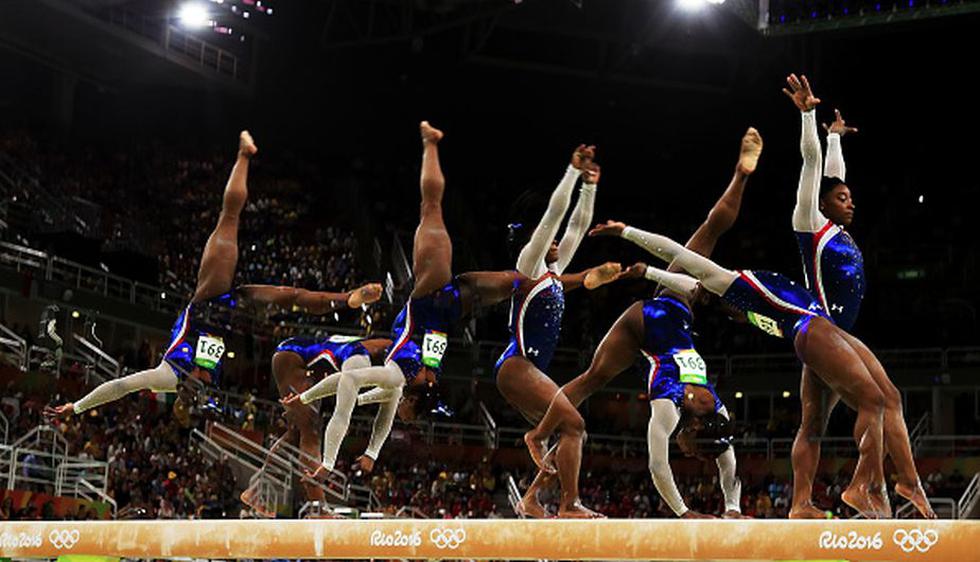 Simone Bales: imperdible espectáculo en gimnasia artística para el oro. (Foto: Getty Images)