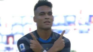 Infalible en el área: Lautaro Martínez marcó un golazo para el 1-0 del Inter de Milán vs Lazio [VIDEO]