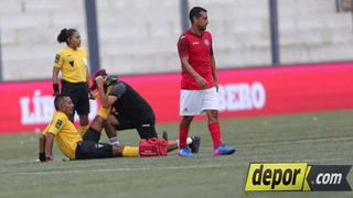 Deportivo Municipal contra Juan Aurich: árbitro Miguel Santiváñez se lesionó y fue cambiado