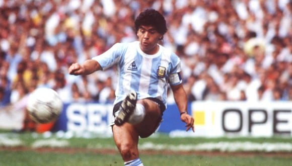 Diego Armando Maradona anotó cinco tantos en siete partidos que disputó su selección en México 1986 (Foto: Getty Images)
