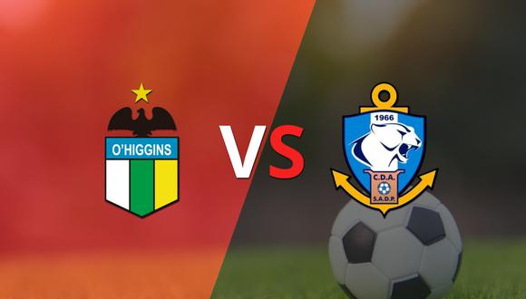 Termina el primer tiempo con una victoria para O'Higgins vs D. Antofagasta por 1-0