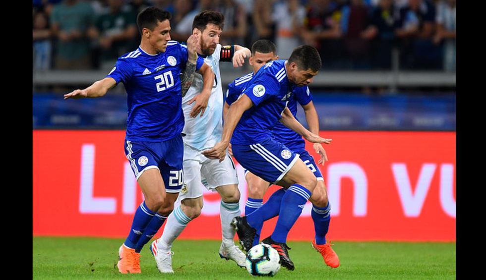 Argentina y Paraguay cierran la fecha dos del Grupo B de la Copa América. (Getty)