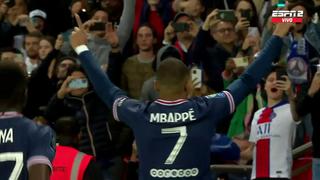 Nuevamente arriba: gol de Kylian Mbappé para el 2-1 del PSG vs. Marsella por la Ligue 1 [VIDEO]