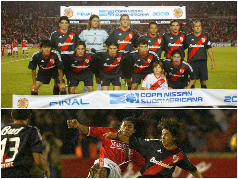 River Plate perdió 1-0 ante Cienciano en el Monumental de la UNSA en la Copa Sudamericana 2003. (Diseño: Depor)
