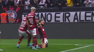 Soberbia definición: gol de Gabigol para el 2-0 de Flamengo vs. Corinthians por Copa Libertadores 
