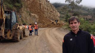 Comerciantes Unidos quedó varado en la carretera por deslizamiento de tierra en su regreso a Cutervo
