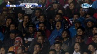 Hinchas de Sport Huancayo sometieron a los 'oles' a la Unión Española de Chile [VIDEO]