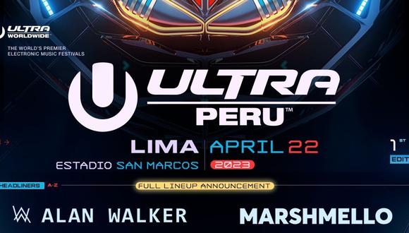 ULTRA Perú revela segunda lista de DJs que se presentarán en nuestro país. (Imagen: Difusión)