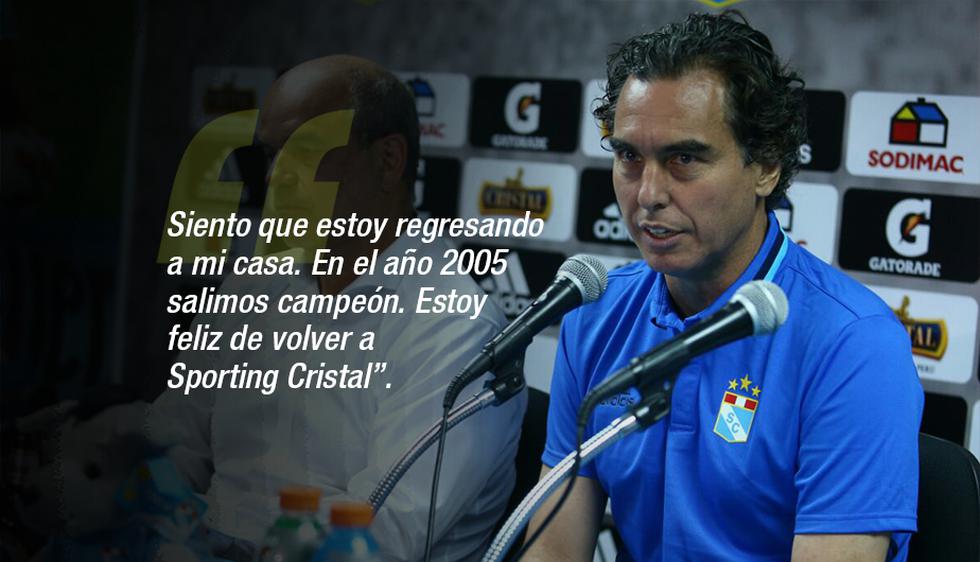 Chemo Del Solar fue presentado como director técnico de Sporting Cristal para el 2017 (USI)