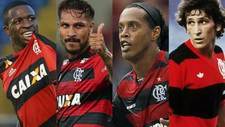 Mucha historia: Paolo Guerrero, Vinicius Junior y otras estrellas que jugaron en Flamengo [FOTOS]