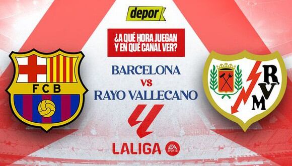 Barcelona vs Rayo: en qué canales TV ver partido y a qué hora juegan desde Montjuic